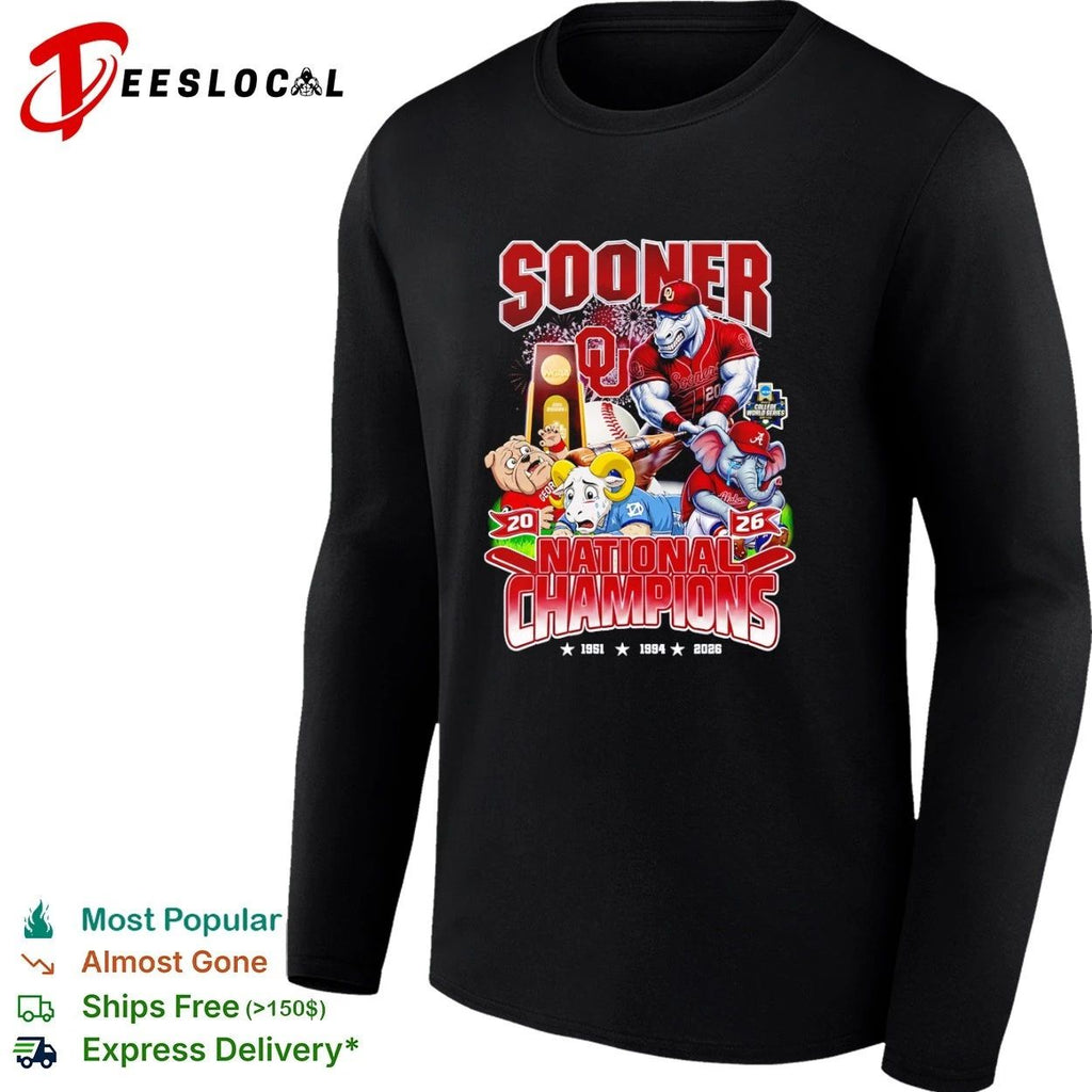 Sooner National Champions 1951 1994 2026 T-shirt