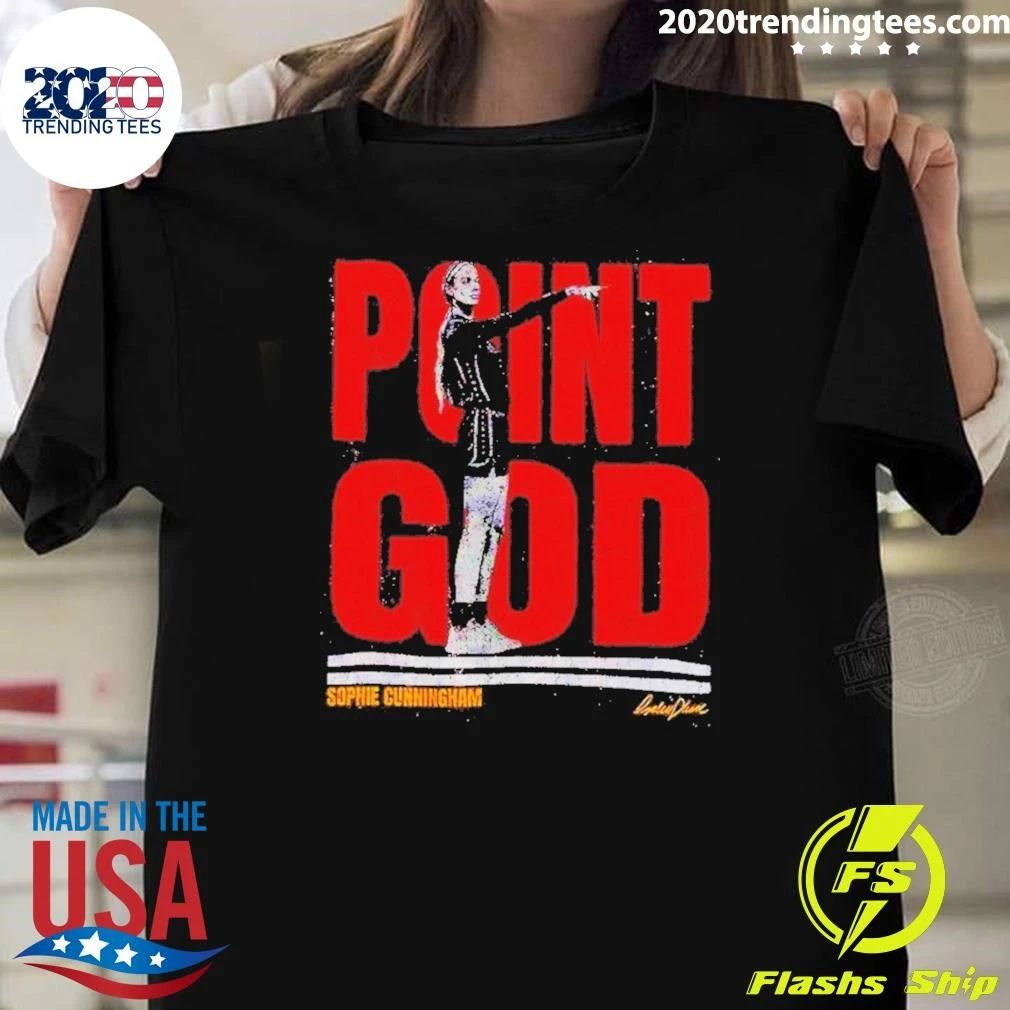 Sophie Cunningham Wnba Player Point God Basketball Fan Shirt