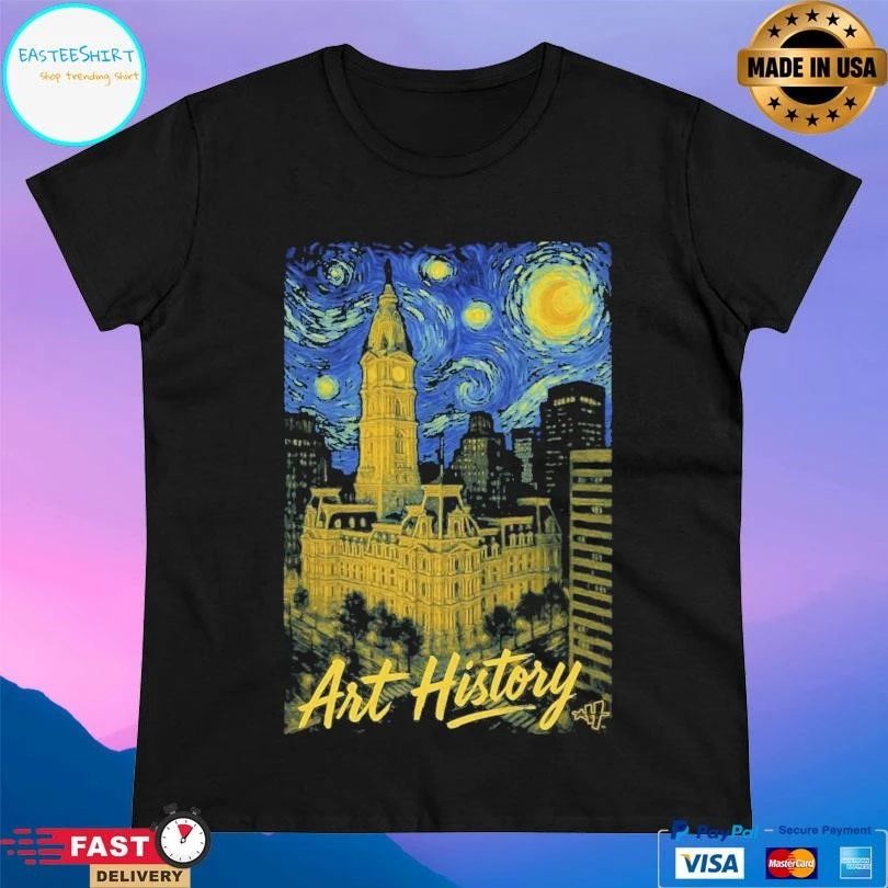 Starry City Hall Art History T-shirts