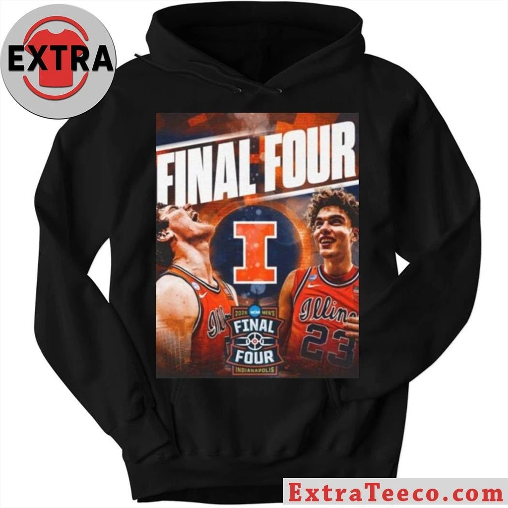 Illinois Fighting Illini Final Four 2026 Fan Shirt- Top-Rated Gift for College Basketball Lovers