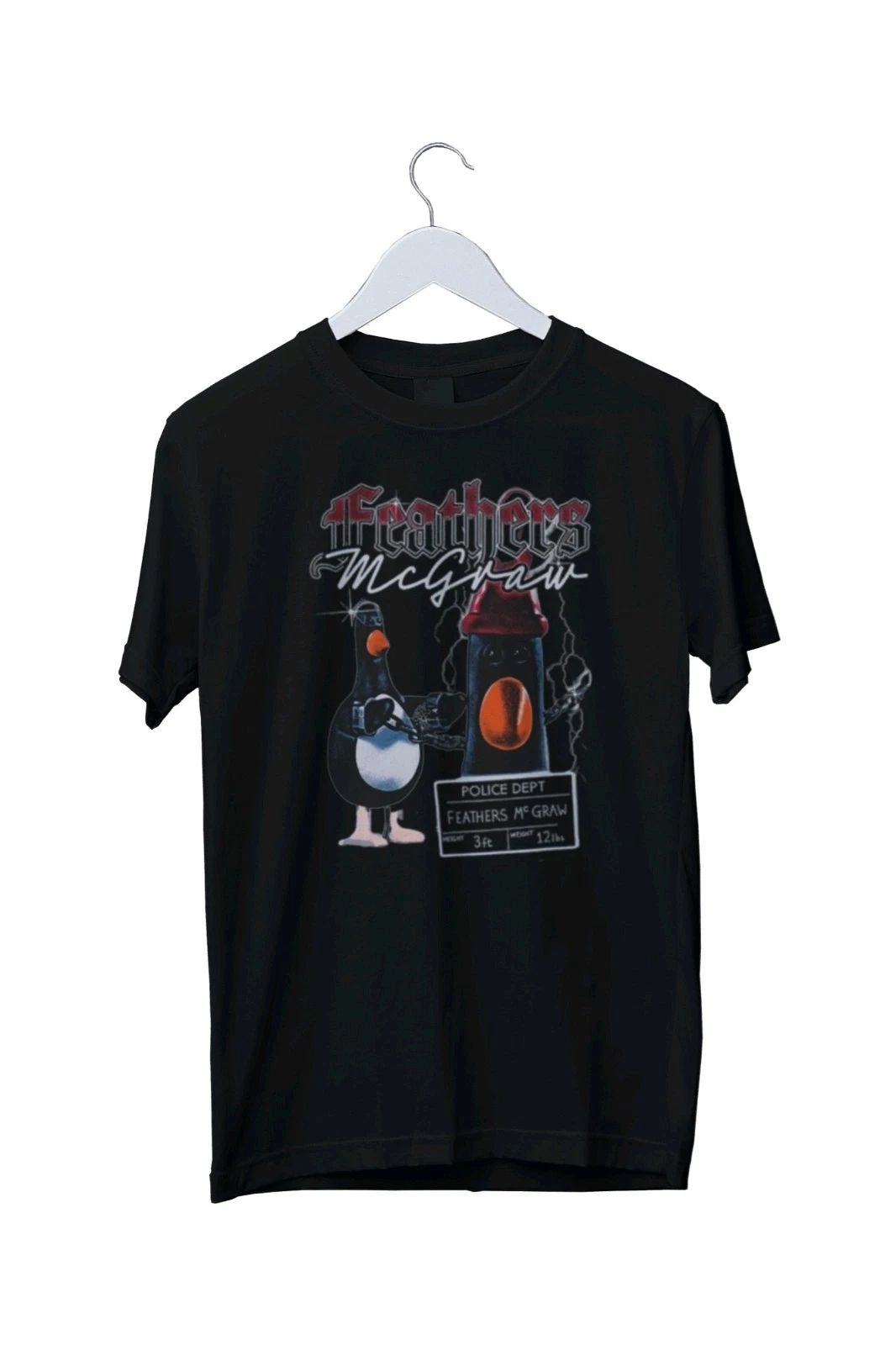 Feathers McGraw 90s Bootleg  Graphic Print Mens Unisex T-Shirt S M L XL 2 3 4 XL