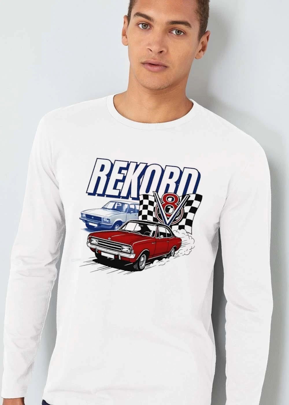 Opel Rekord V8 Red Coupe Blue Sedan Checkered Flag Smoke shirt