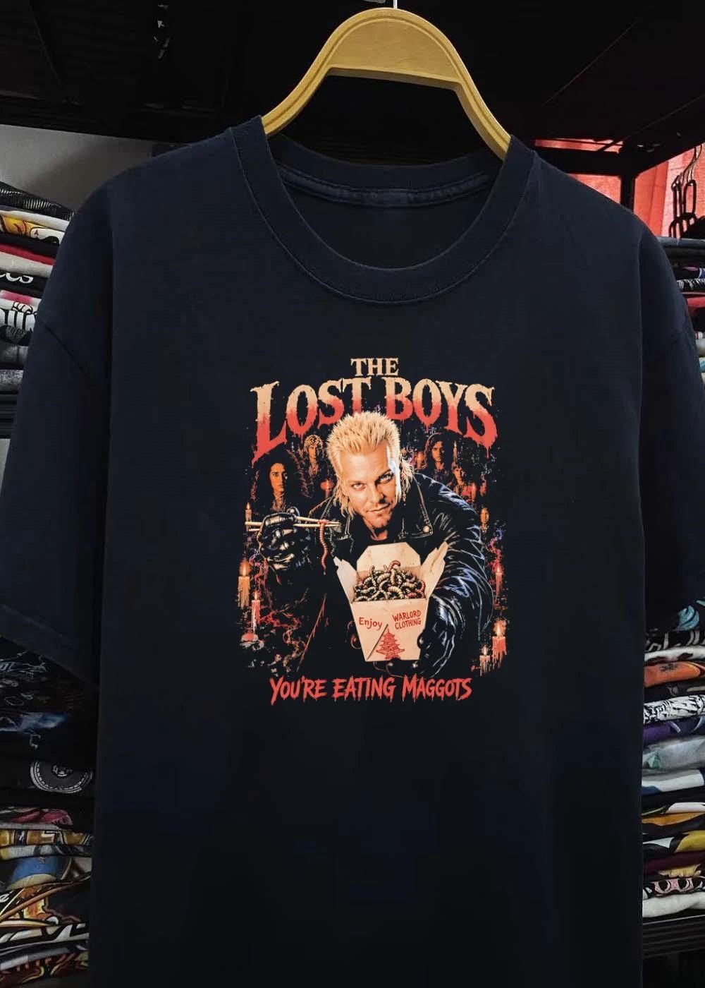 The Lost Boys David Offering Maggots Enjoy Youre Eating shirt