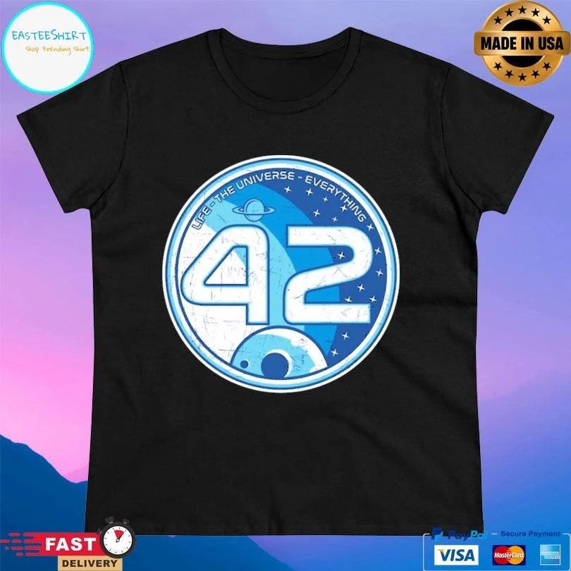 Life The Universe Everything 42 Logo T-shirts