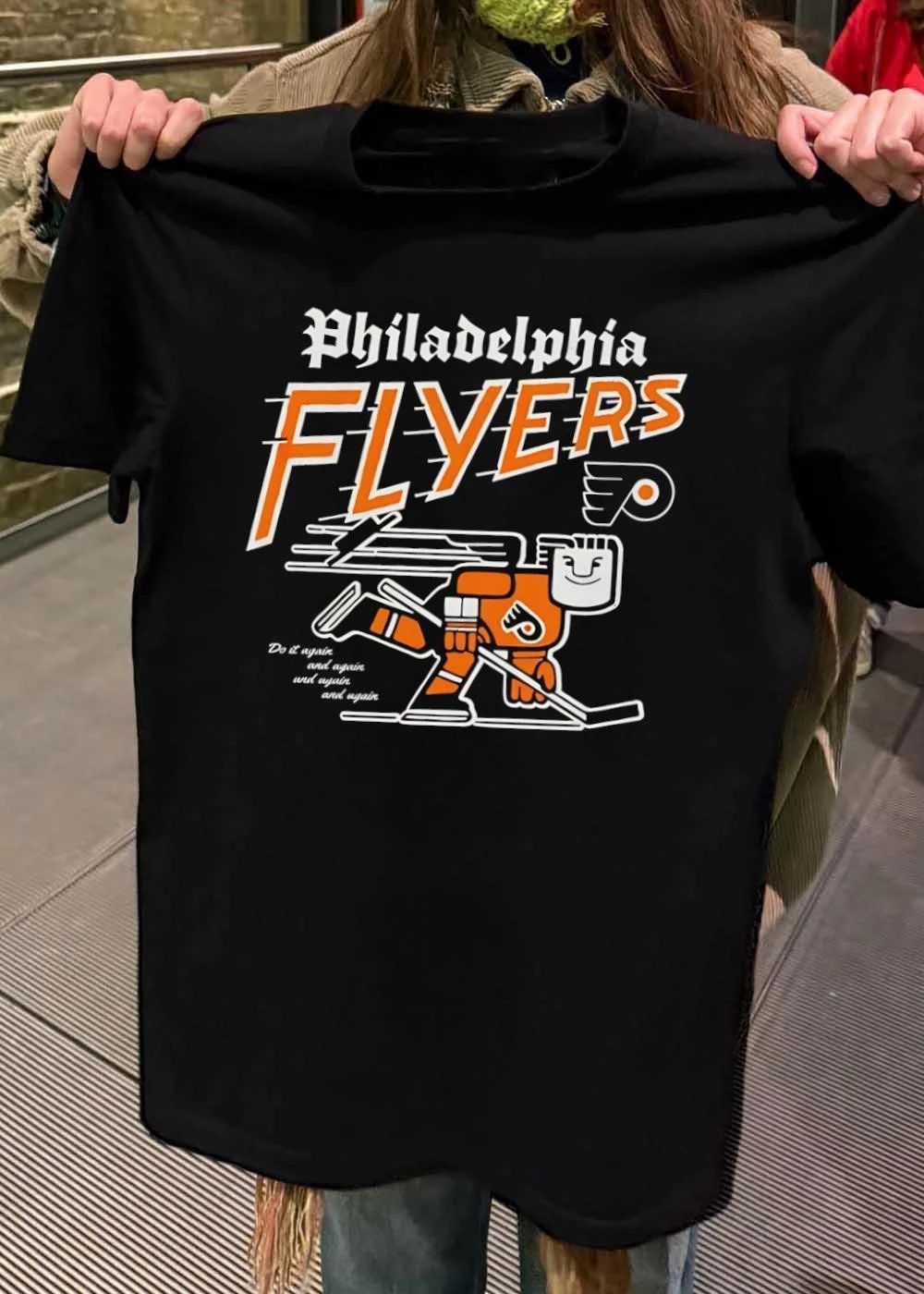 Do Again Philadelphia Flyers Mascot Playing Hockey T-Shirt