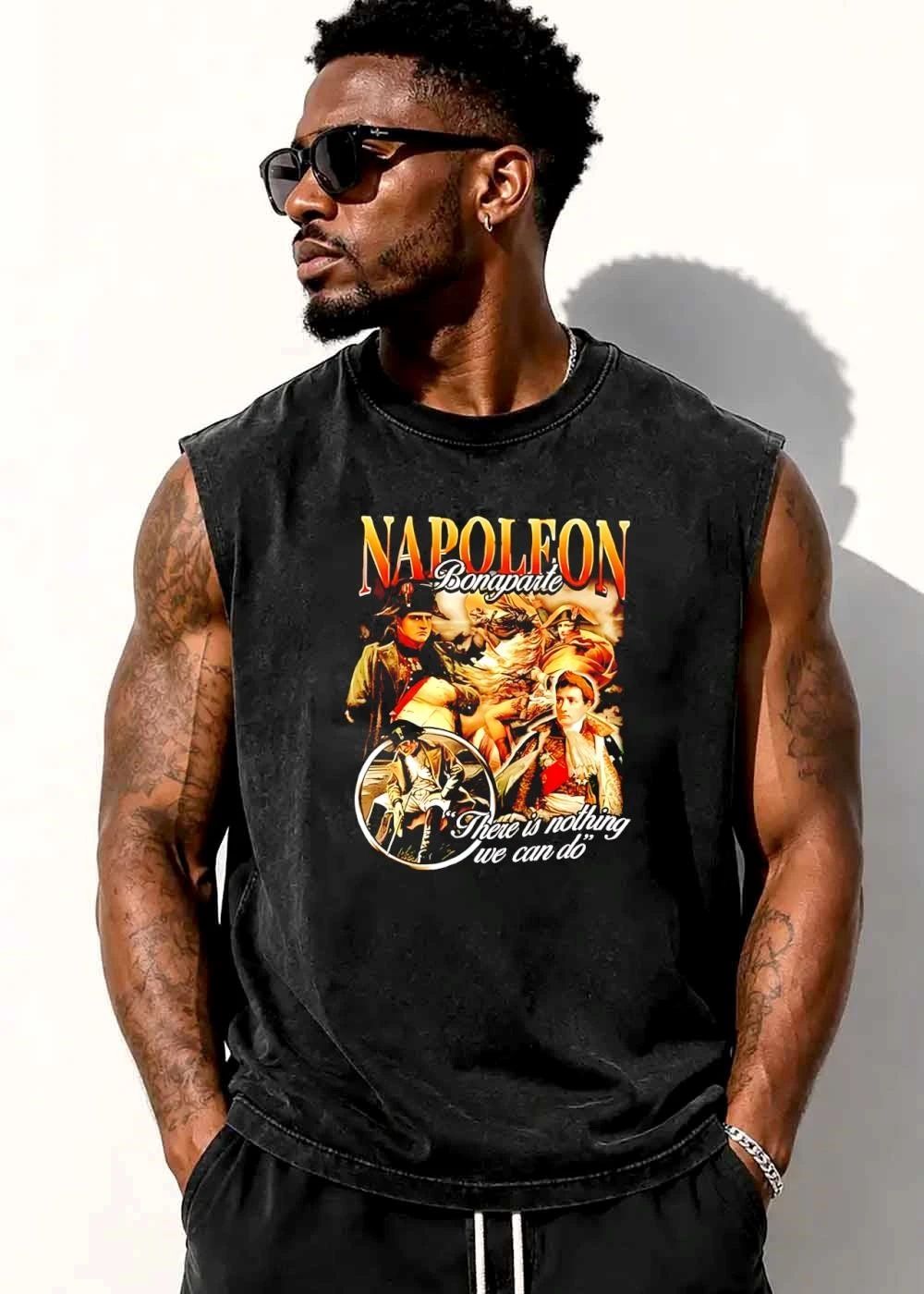 There Is Nothing We Can Do Napoleon Bonaparte Portrait Collage Bootleg shirt