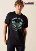 We Need You Here Hope Is Real Help Green Luna Moth Crescent Moon Flowers shirt