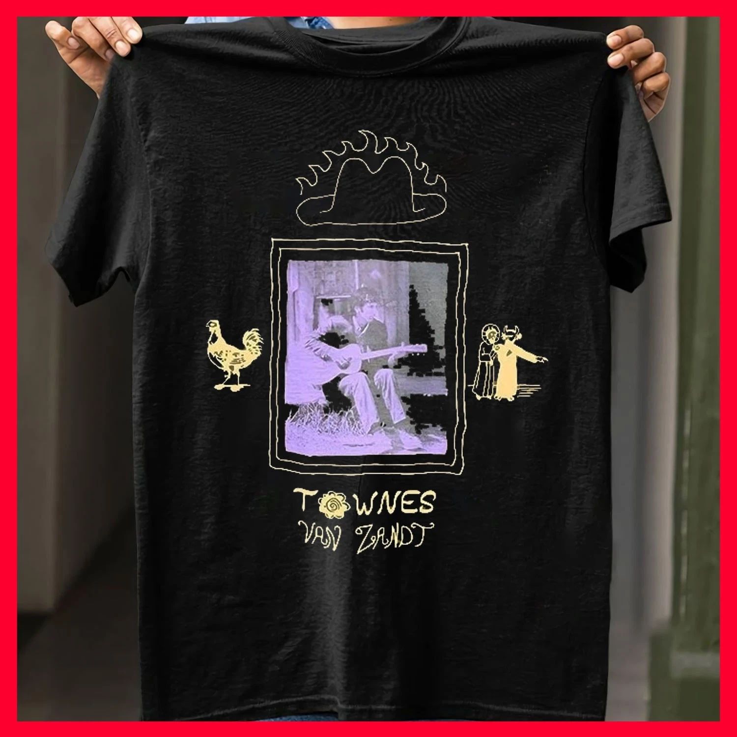 SALE - Townes Van Zandt For the Sake of the Song Shirt S-3XL