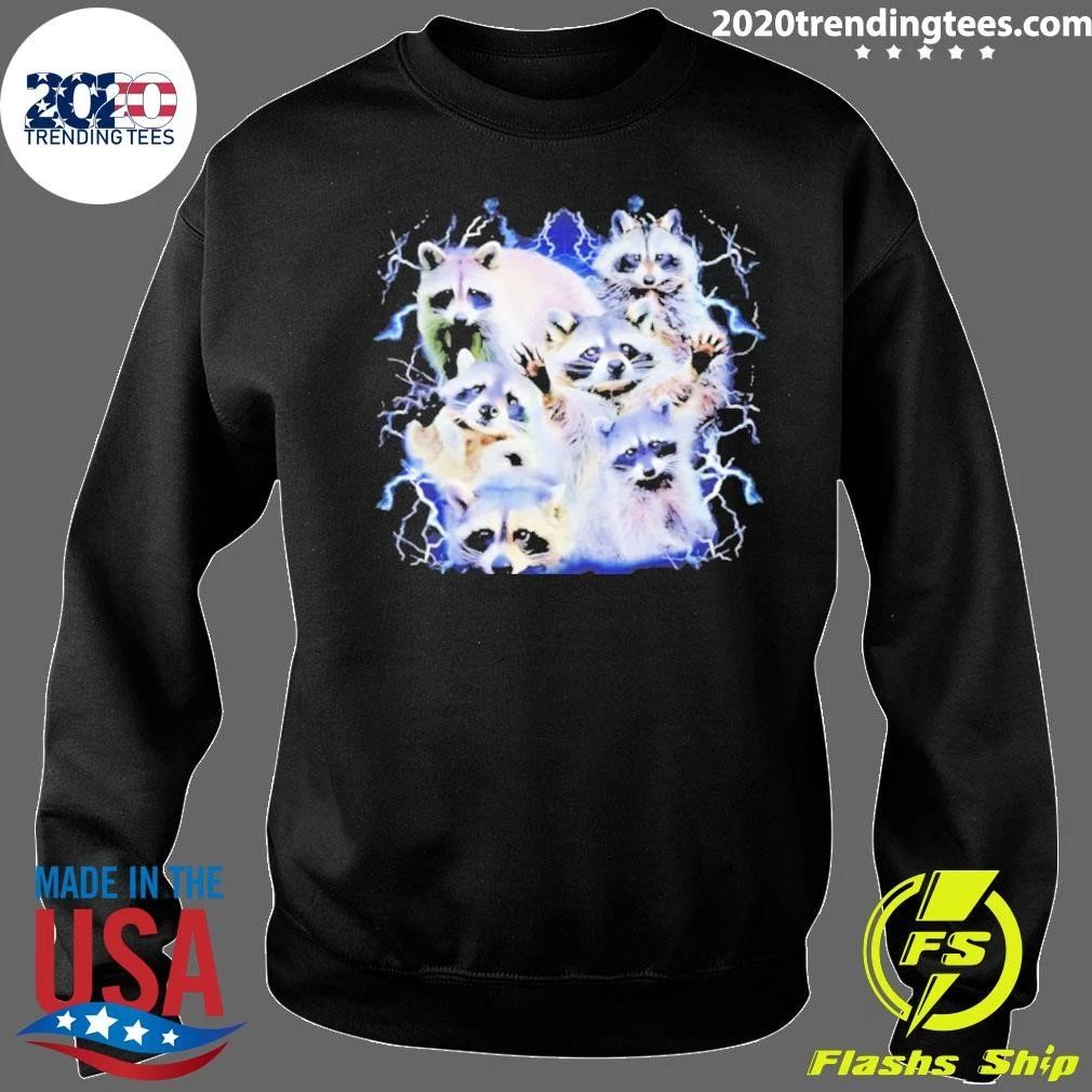 I Love Racoon Lightning 90s Bootleg Shirt