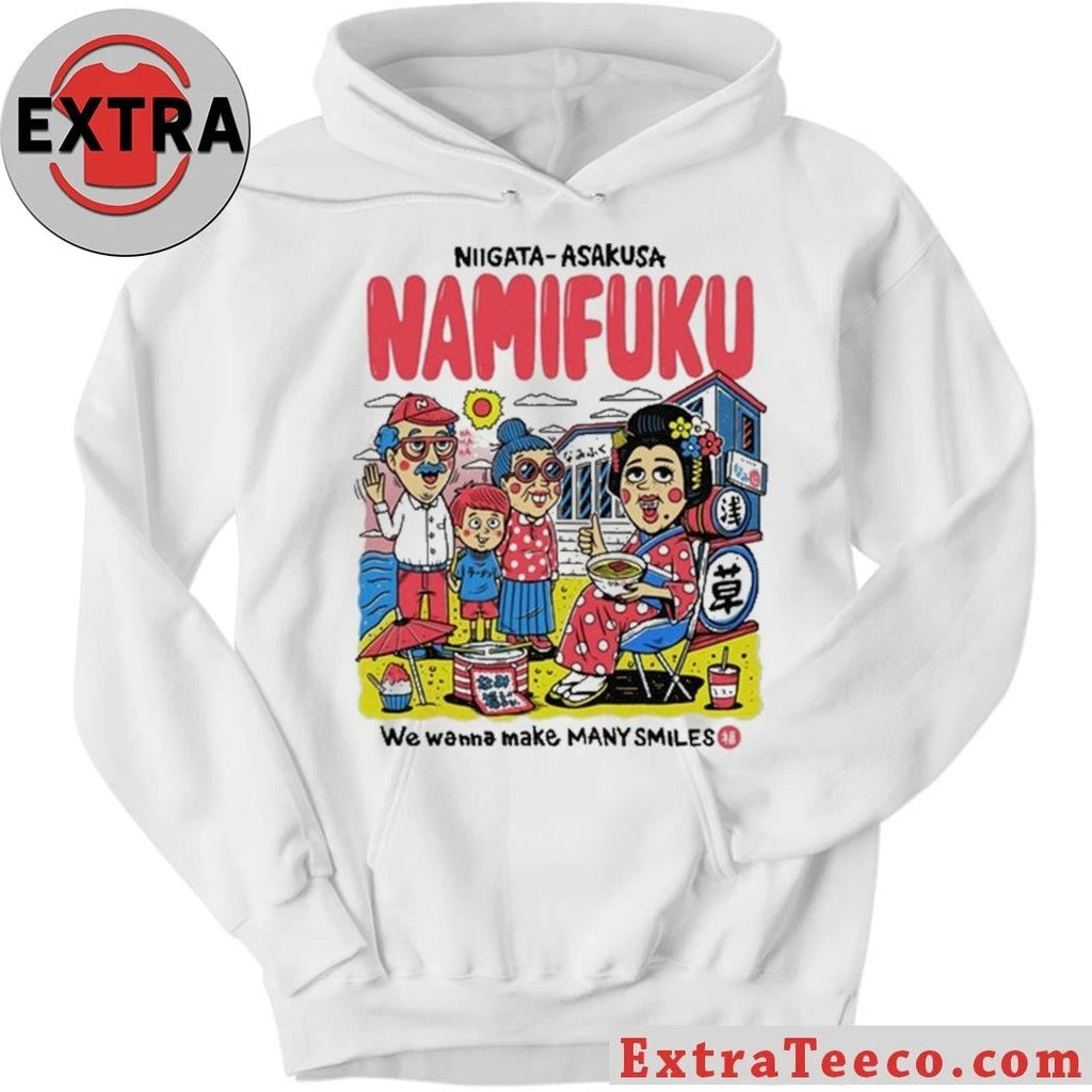 Niigata × Asakusa Namifuku We Wanna Make Many Smiles 2026 T-Shirt