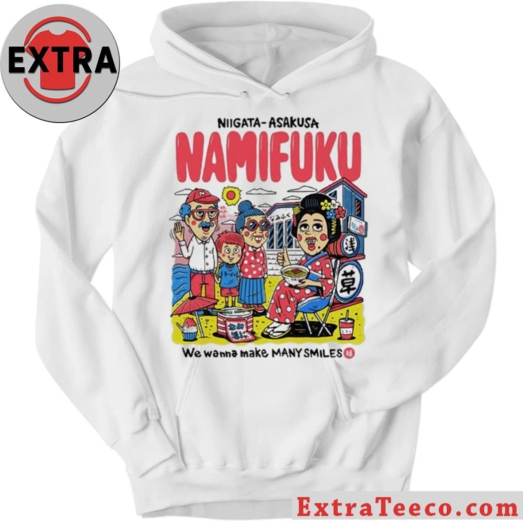 Niigata × Asakusa Namifuku We Wanna Make Many Smiles 2026 T-Shirt