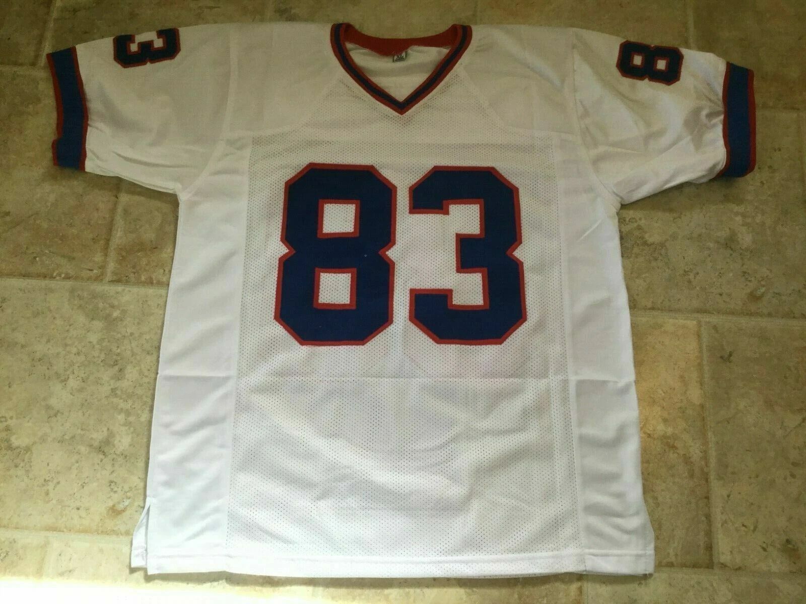 Custom Andre Reed White Mesh Football Jersey