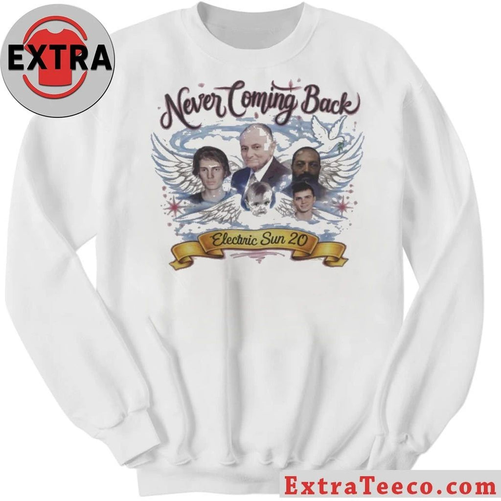 Never Coming Back Electric Sun 20 Shirt