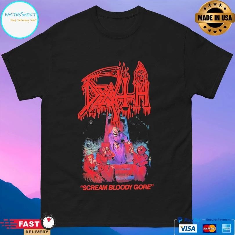 Death Scream Bloody Gore T-shirts
