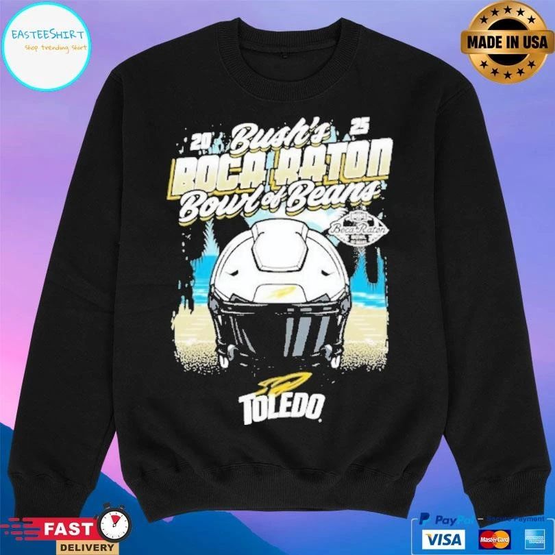 Toledo Rockets Bush’s Boca Raton Bowl Of Beans 2025 T-shirts