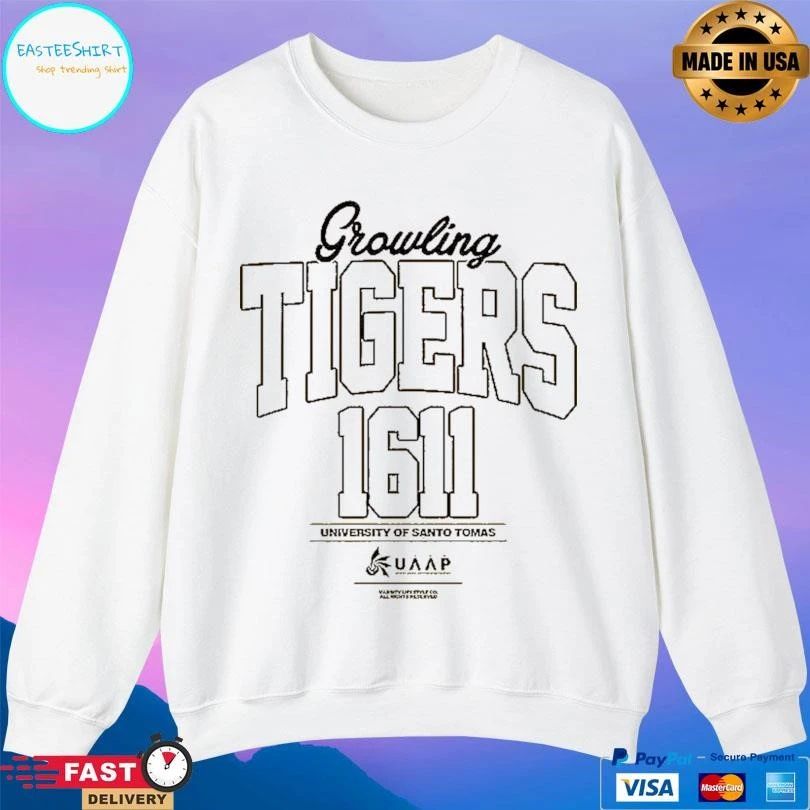 Growling TIGERS 1611 UNIVERSITY OF SANTO TOMAS T-shirts