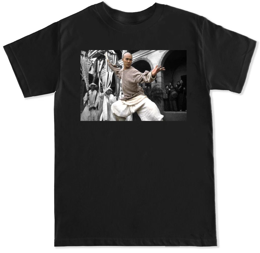 WONG FEI HUNG MOVIE FILM CLASSIC RETRO ASIAN KUNG FU LEGEND JET LI MENS T SHIRT