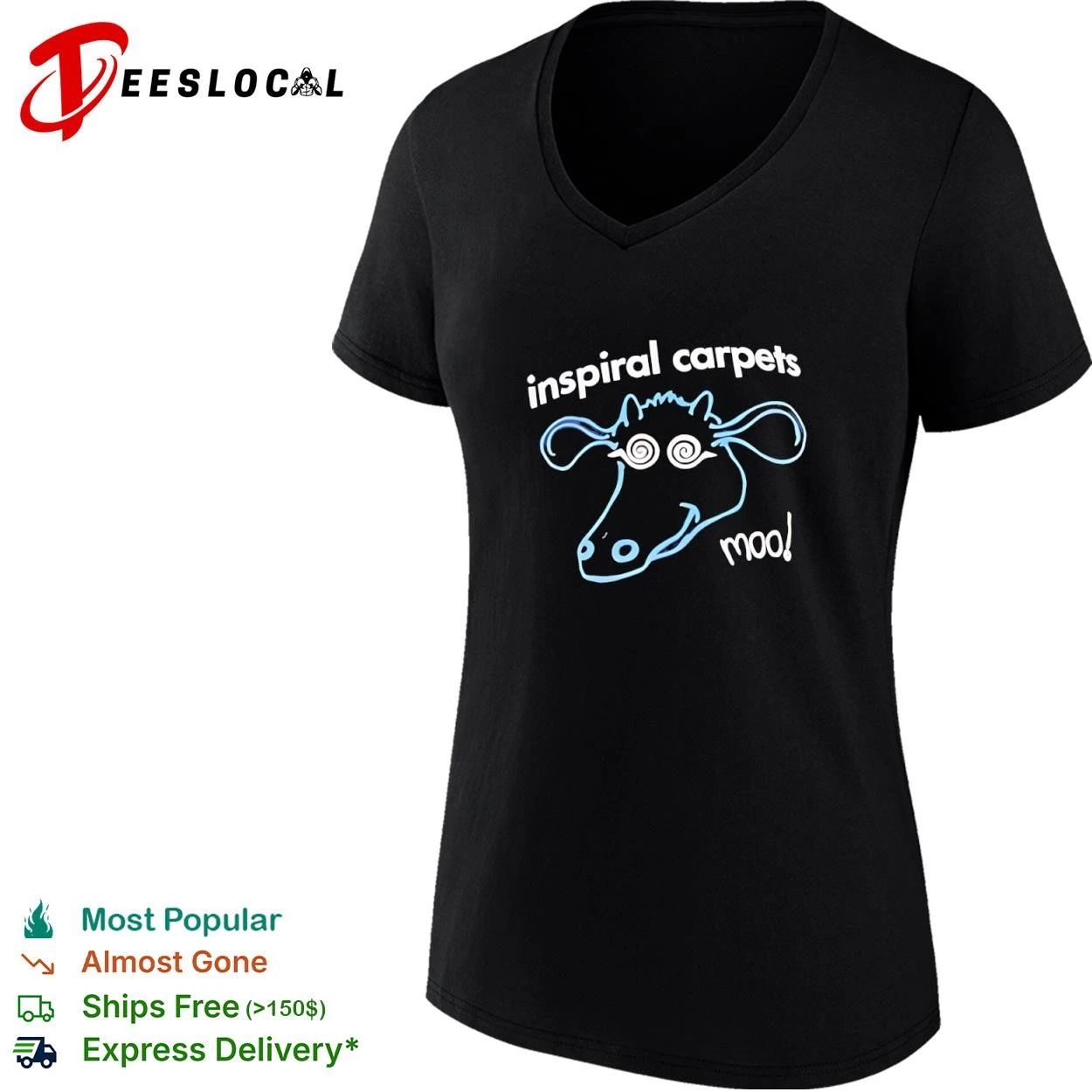 Inspiral Carpets Moo Madchester Indie Rock T-shirt