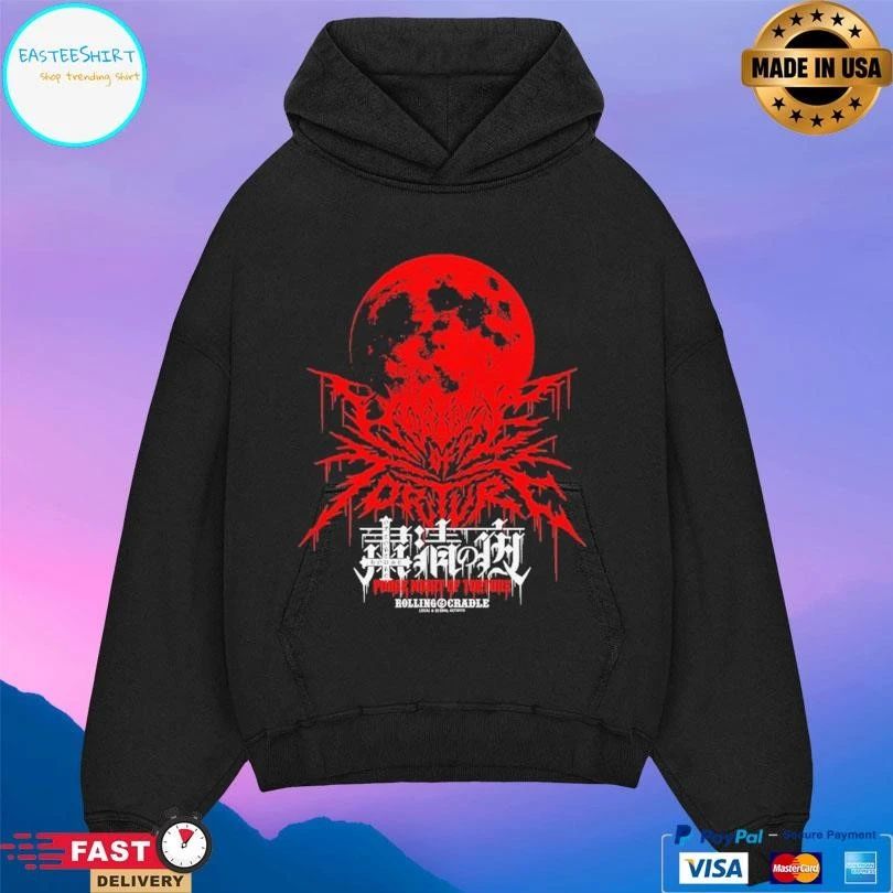 Blood Moon Purge Night Of Torture House Of Torture X Rolling Cradle T-shirts