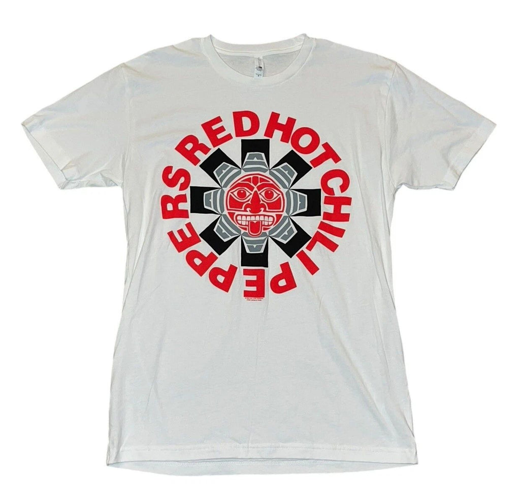 Red Hot Chili Peppers Short Sleeve Shirt Men's Medium White NWOT