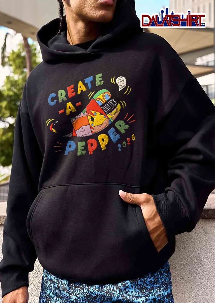 Create A Pepper Look Alive Sunshine Goodluck 2026 Colorful Cartoon Mask Collage shirt
