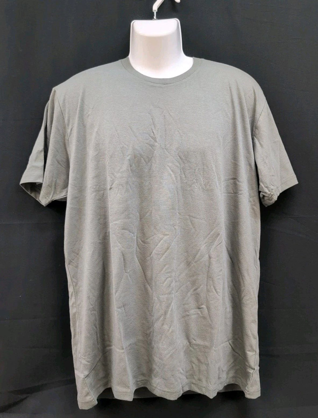 Fresh Clean Threads Crew Neck Everyday Wear Men's Plain T Shirt XL Sandstone