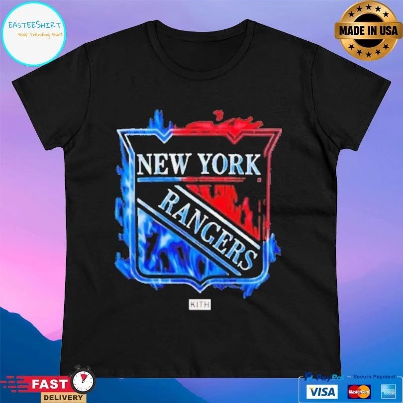Kith For The New York Rangers Fire Vintage Jones T-shirts