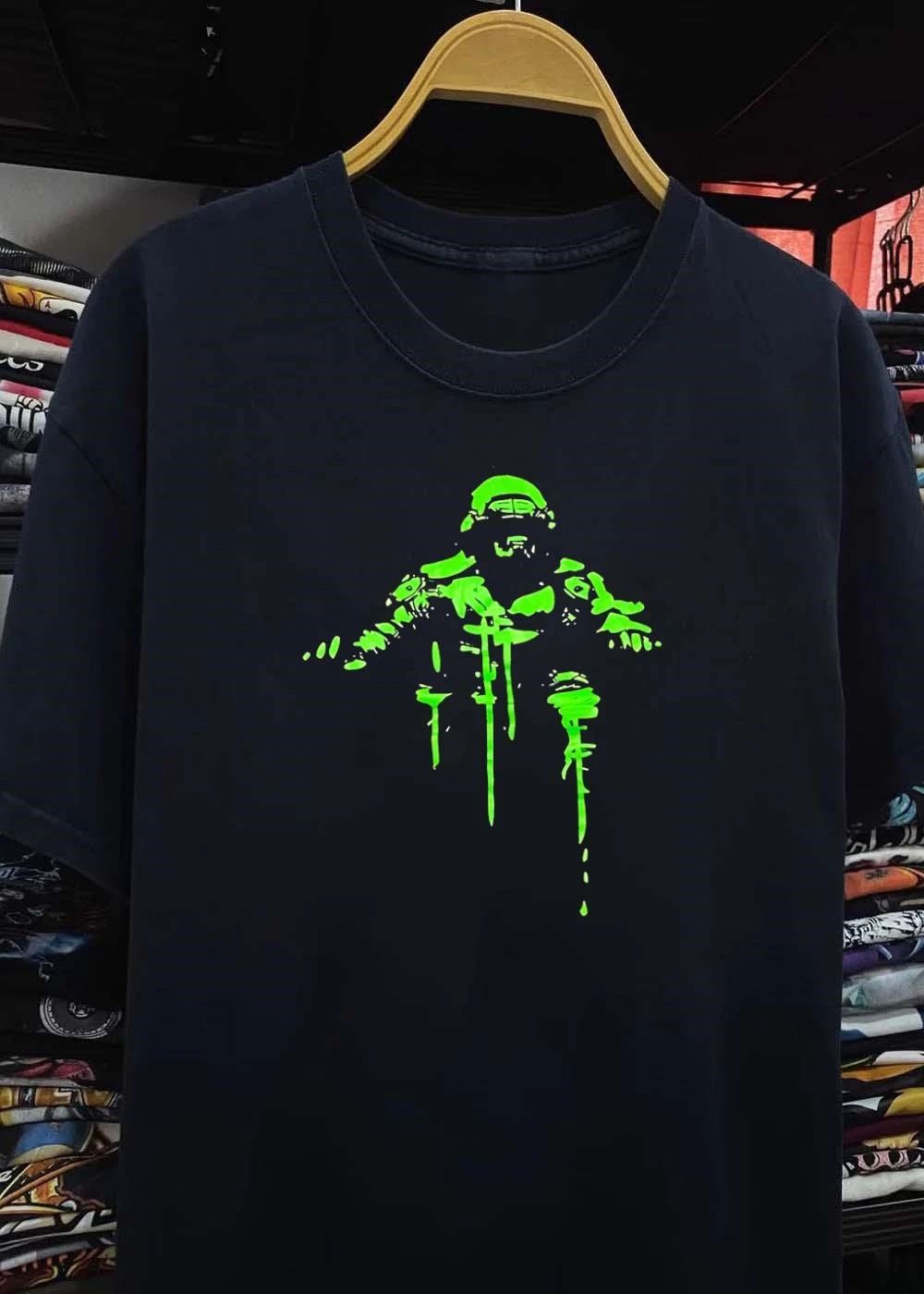 Doom Eternal Green Drip Praetor Suit Men’s shirt