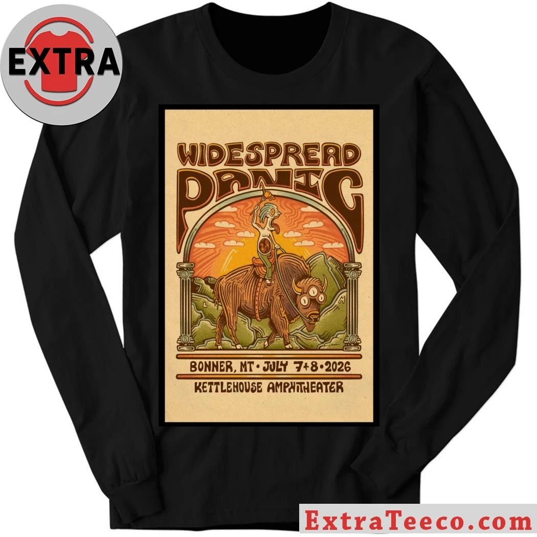 Widespread Panic Bonner MT On July 7-8 2026 Poster Shirt
