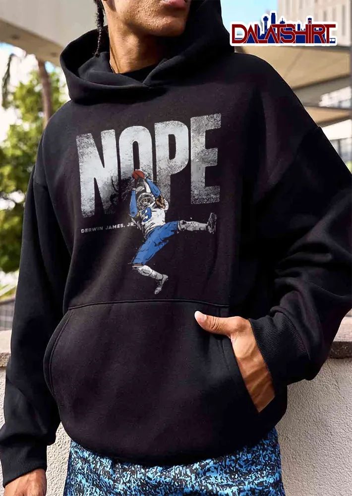 Nope Derwin James Jr Jumping Football Player Catching Ball Graphic shirt