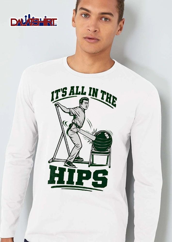 Its All In The Hips Retro Athlete Harness Bat Trainer Exercise Ball shirt