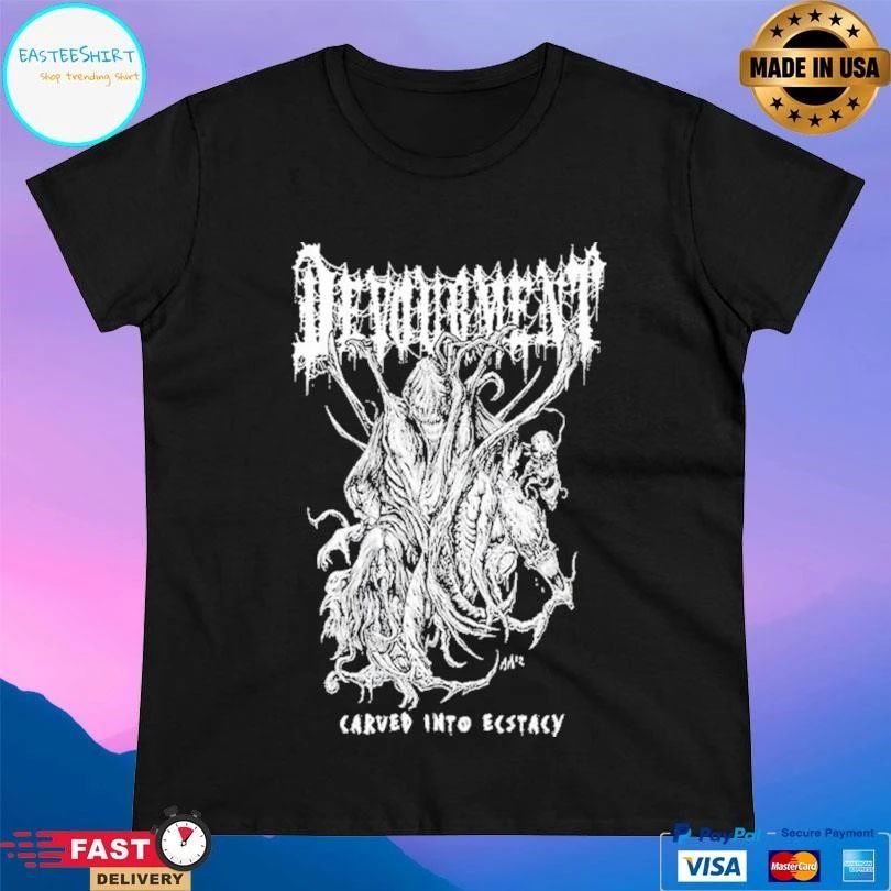 Devourment Carved Into Ecstasy T-shirts