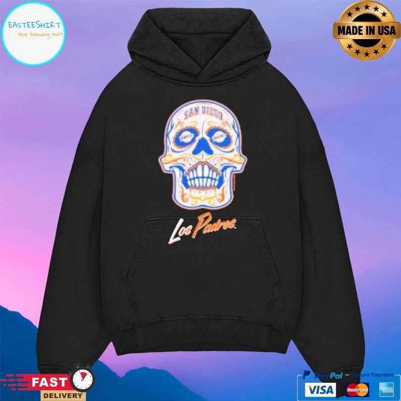 San Diego Padres Mitchell Ness Sugar Skull T-shirts