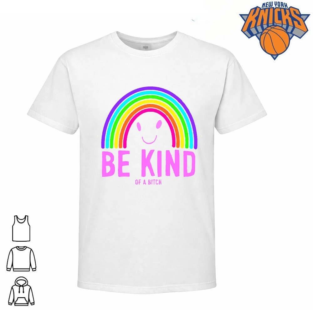 Be Kind Of A Bitch Pastel Rainbow Smile Sarcastic Meme shirt (1)