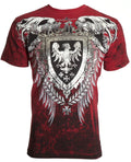 Archaic by Affliction Men's T-Shirt Ruse Wings Skull Cross Biker