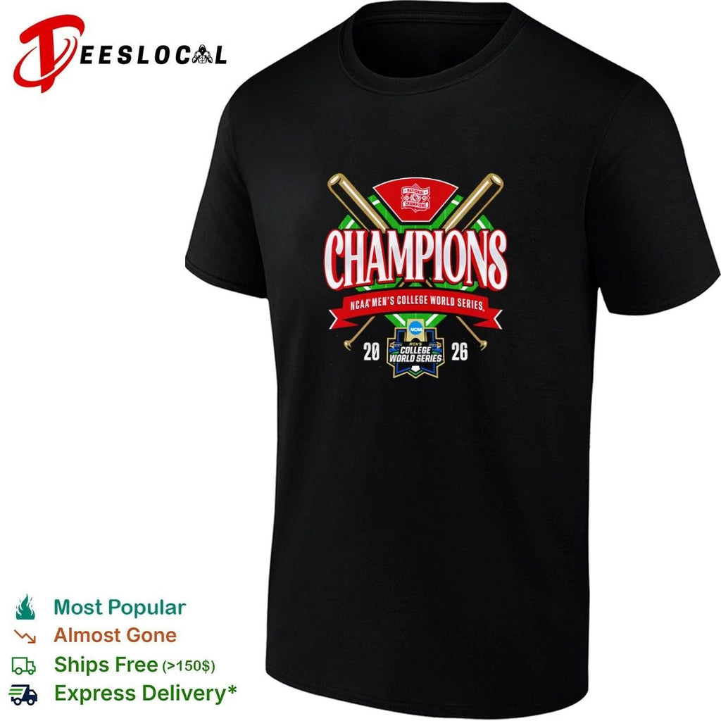 Champions NCAA Men’s College World Series 2026 T-shirt