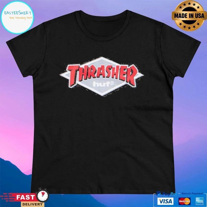 HUF X Thrasher Logo T-shirts