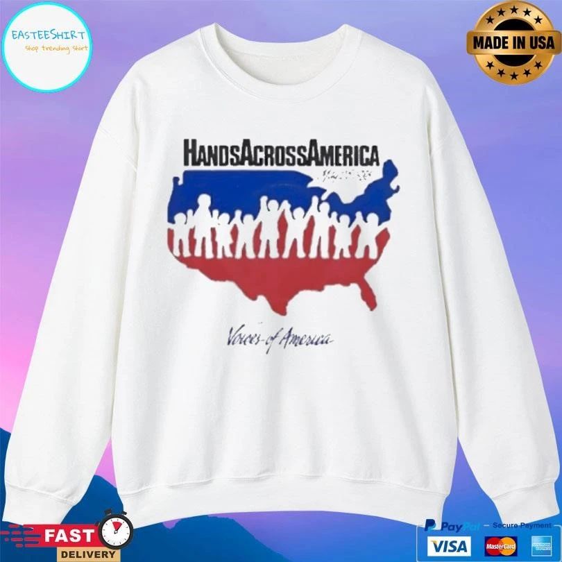 Hands Across America May 25 1986 Voices Of America T-shirts