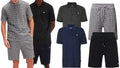 Ellesse Men's Alaria Polo Shirt & Shorts Set Cotton Matching Tee Top XS - 2XL