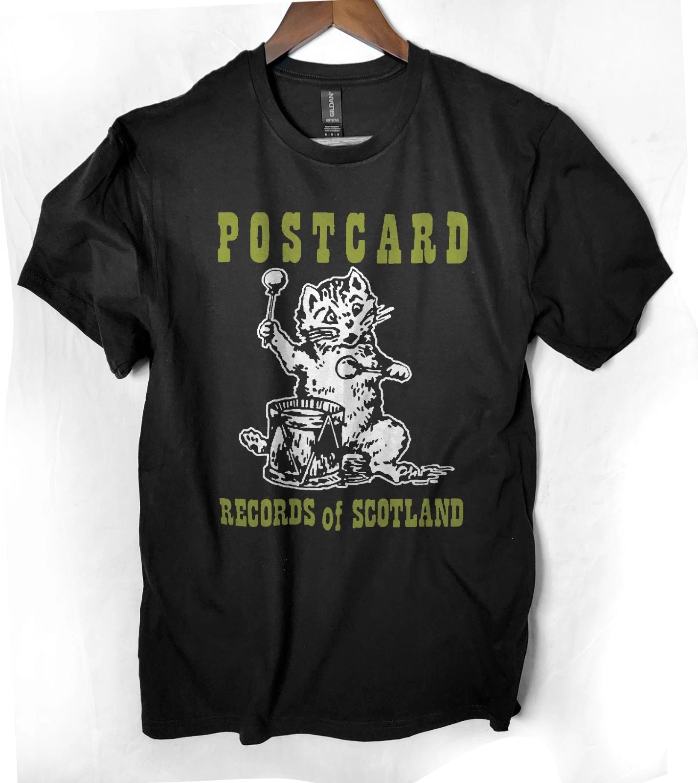 Postcard  Records   t shirt