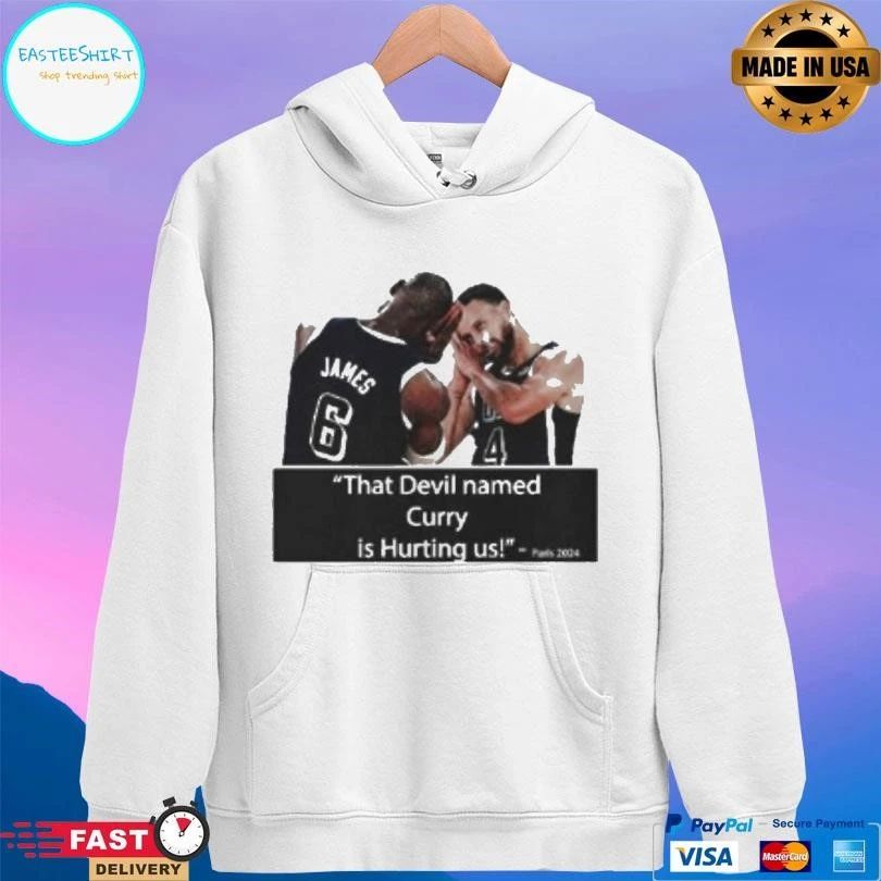 That Devil Named Curry Is Hurting Us Paris 2024 T-shirts