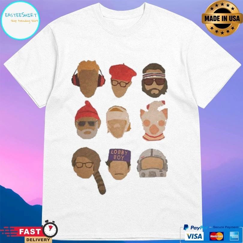 Wes Anderson Hats T-shirts