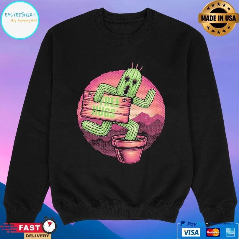 Huggable Cactus Free Hugs T-shirts