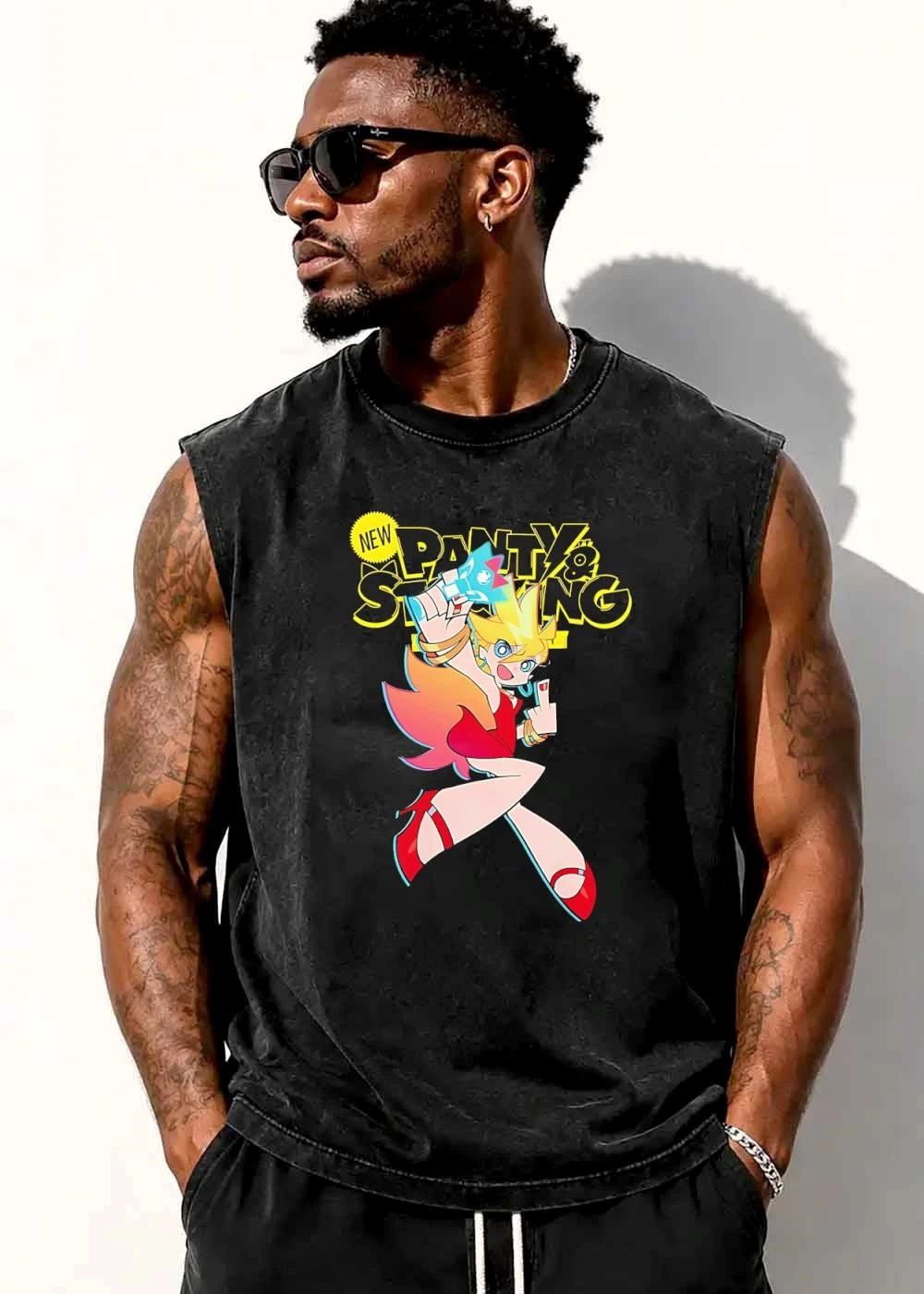 New Panty And Stocking With Garterbelt Cartoon Blonde Girl shirt