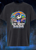 Jack Skellington Holding Football and Cage AFC WEST 2026 Chargers Shirt