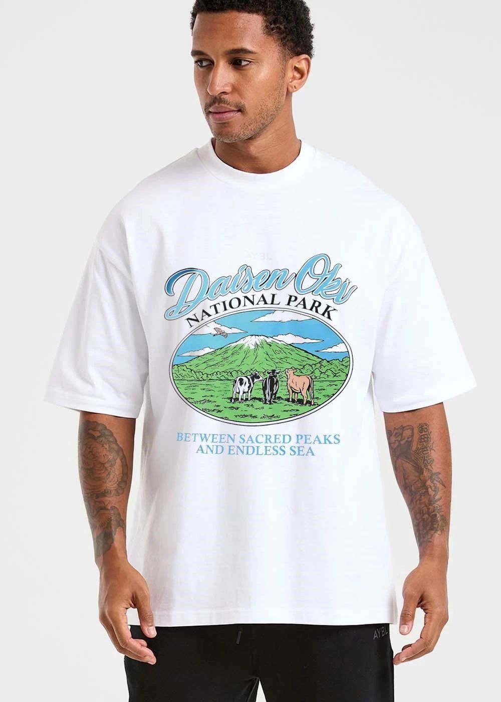 Daisen Oki National Park Between Sacred Peaks And Endless Sea Three Cows shirt