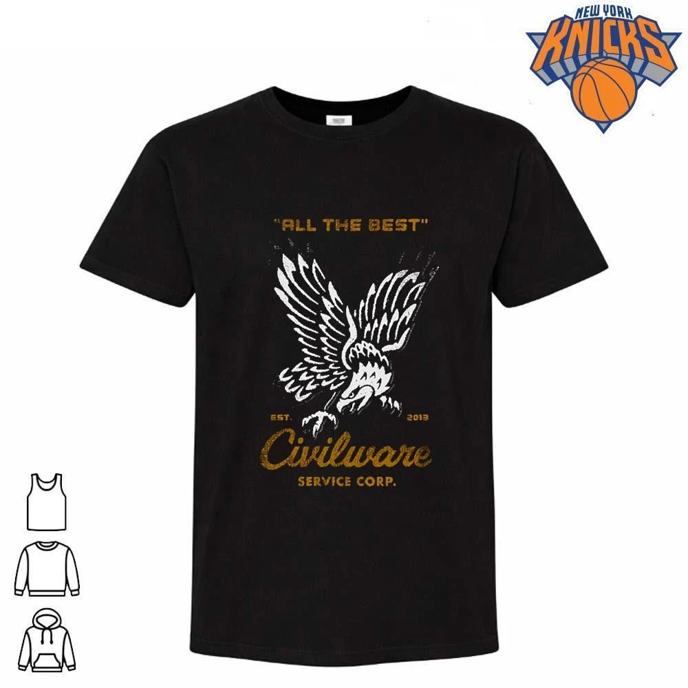 Civilware Service Corp All The Best Est 2013 Distressed Flying Eagle Vintage Shirt