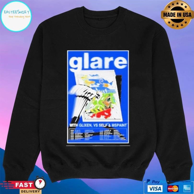 Glare With Glixen Vs Self And Mspaint Tour December 2025 T-shirts