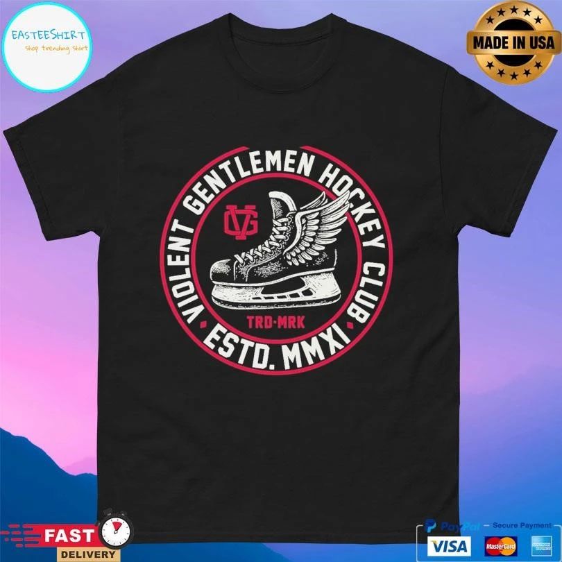Violent Gentlemen Hockey Club Estd Mmxi Trd Mrk Logo T-shirts