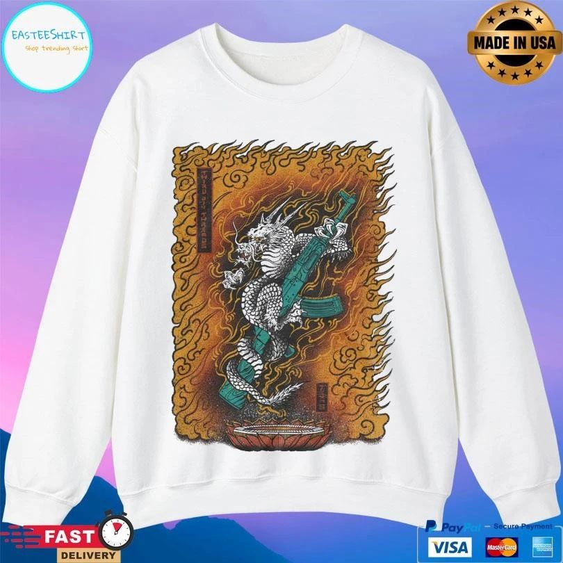 Irezumi Dragon Third Pin Threads T-shirts